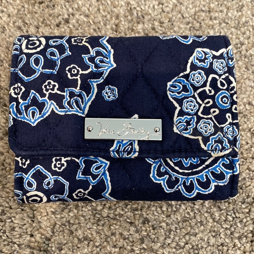 Vera Bradley Blue and White Floral Wallet